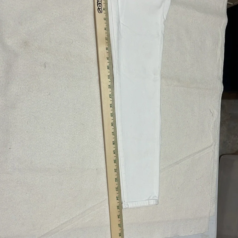 Madewell HIgh Rise Skinny Jeans Womens Size 24S White‎